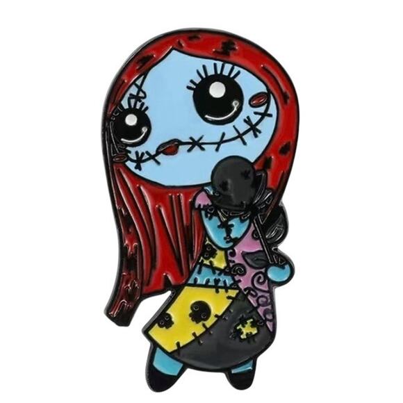 Set of 9 Nightmare Before Christmas Character Enamel Pins - Picture 8 of 10